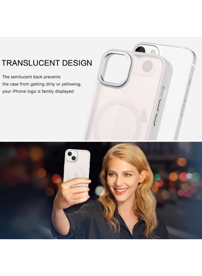 ACLIX Magnetic Case for iPhone 11 Pro Max 6.5-Inch Compatible with MagSafe, Translucent Matte Back Slim Shockproof Phone Cover (Natural Titanium) - Image 2